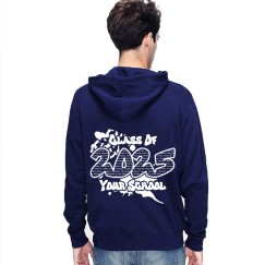 Class Of 2025 Personalized  School Name Graffiti Style Design Graduation Stars & Stripes Hoodie